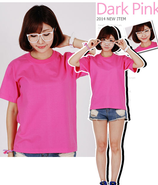 면 30수 라운드 티셔츠 (반팔/긴팔) (아동용,성인용)