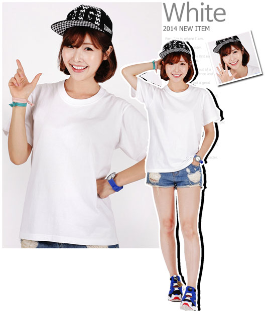 면 30수 라운드 티셔츠 (반팔/긴팔) (아동용,성인용)