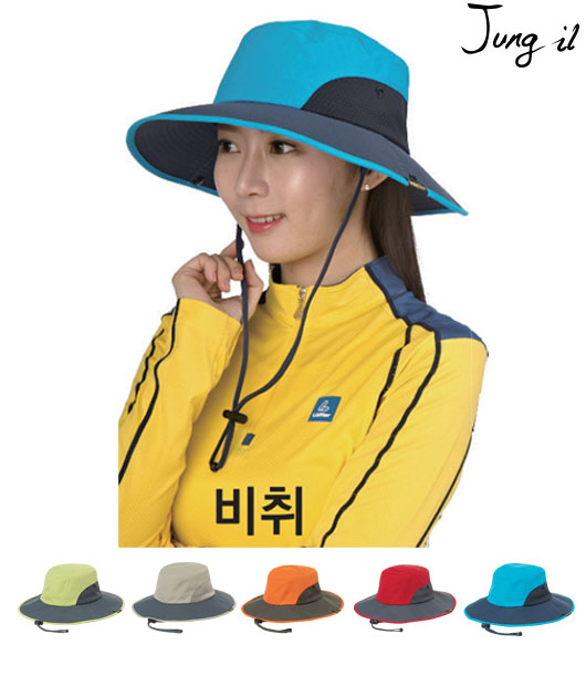 단체 행사 모자 /등산 레저 모자 [벙거지][와이어 챙 망사] / 1756